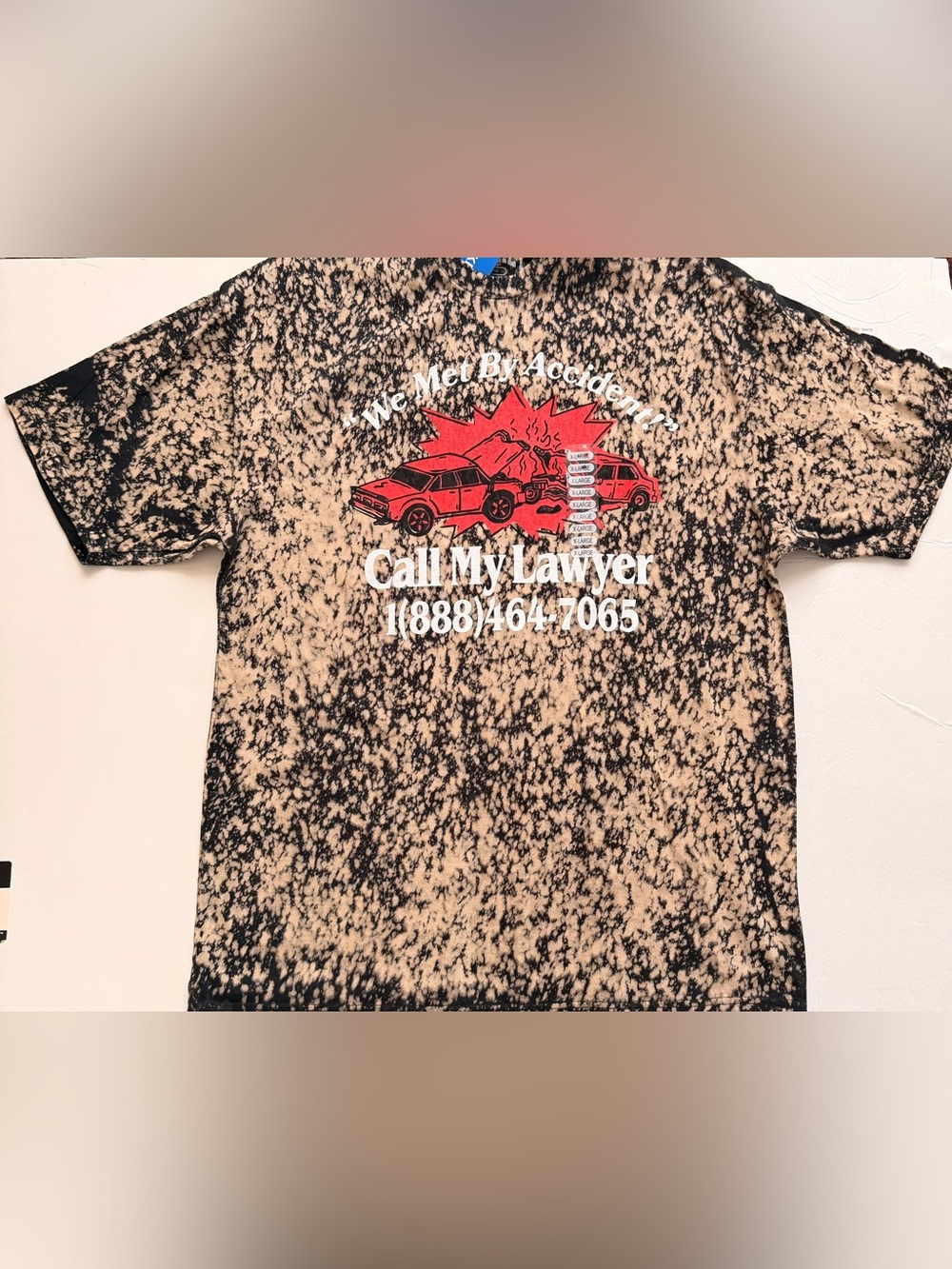 MARKET Studios Acid Wash Graphic Tee XL Call My Lawyer Streetwear Shirt